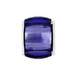 Ice Cube Bead -Fashion Accessories Store ice cube bead silver tanzanite 0