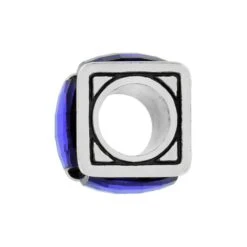 Ice Cube Bead -Fashion Accessories Store ice cube bead silver tanzanite 1