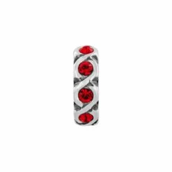 Infinity Spacer -Fashion Accessories Store infinity spacer silver red 0