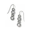 Infinity Sparkle French Wire Earrings -Fashion Accessories Store infinity sparkle french wire earrings silver 0