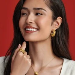 Inner Circle Double Ring 23 Inner Circle Double Ring -Fashion Accessories Store inner circle double ring gold 6