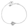 Inner Shine Love Anklet -Fashion Accessories Store inner shine love anklet silver 0