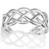 Interlok Braid Cuff Bracelet -Fashion Accessories Store interlok braid cuff bracelet silver 0 40cb33ac 24d2 42d6 bceb 5ee69192ce80