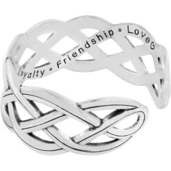 Interlok Braid Cuff Bracelet -Fashion Accessories Store interlok braid cuff bracelet silver 2 2fd6c5af 08c7 4423 858a 8865cd38c0d2