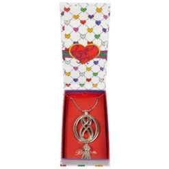 Interlok Embrace Convertible Necklace 11 Interlok Embrace Convertible Necklace -Fashion Accessories Store interlok embrace convertible necklace silver 4