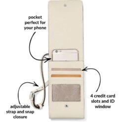 Interlok Phone Organizer -Fashion Accessories Store interlok phone organizer white 1