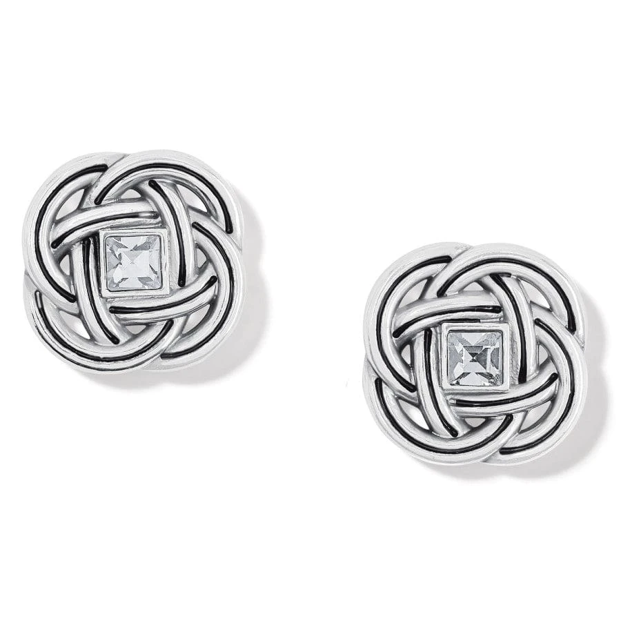 Interlok Shine Post Earrings 3 Interlok Shine Post Earrings
