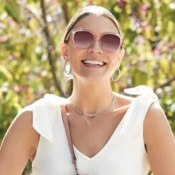 Intrigue Sunglasses -Fashion Accessories Store intrigue sunglasses rosewater 5