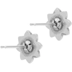 Jasmine Mini Post Earrings -Fashion Accessories Store jasmine mini post earrings silver white 1 ec0a7637 e80e 467e 9d97 140234c9564e