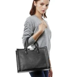 Jaxon Tote -Fashion Accessories Store jaxon tote black 5