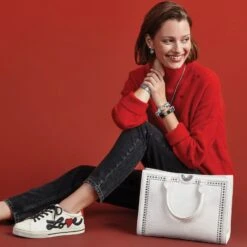 Jaxon Tote -Fashion Accessories Store jaxon tote white 4