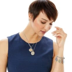 Joan Of Arc Necklace -Fashion Accessories Store joan of arc necklace silver gold 3