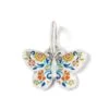 La Farfalla Butterfly Charm 1 La Farfalla Butterfly Charm -Fashion Accessories Store la farfalla butterfly charm silver multi 0