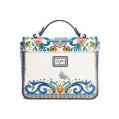 La Farfalla Emilia Flap Bag 10 La Farfalla Emilia Flap Bag -Fashion Accessories Store la farfalla emilia flap bag white multi 2