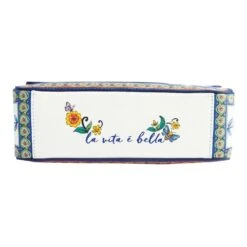 La Farfalla Emilia Flap Bag 11 La Farfalla Emilia Flap Bag -Fashion Accessories Store la farfalla emilia flap bag white multi 3