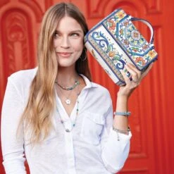 La Farfalla Emilia Flap Bag 12 La Farfalla Emilia Flap Bag -Fashion Accessories Store la farfalla emilia flap bag white multi 4