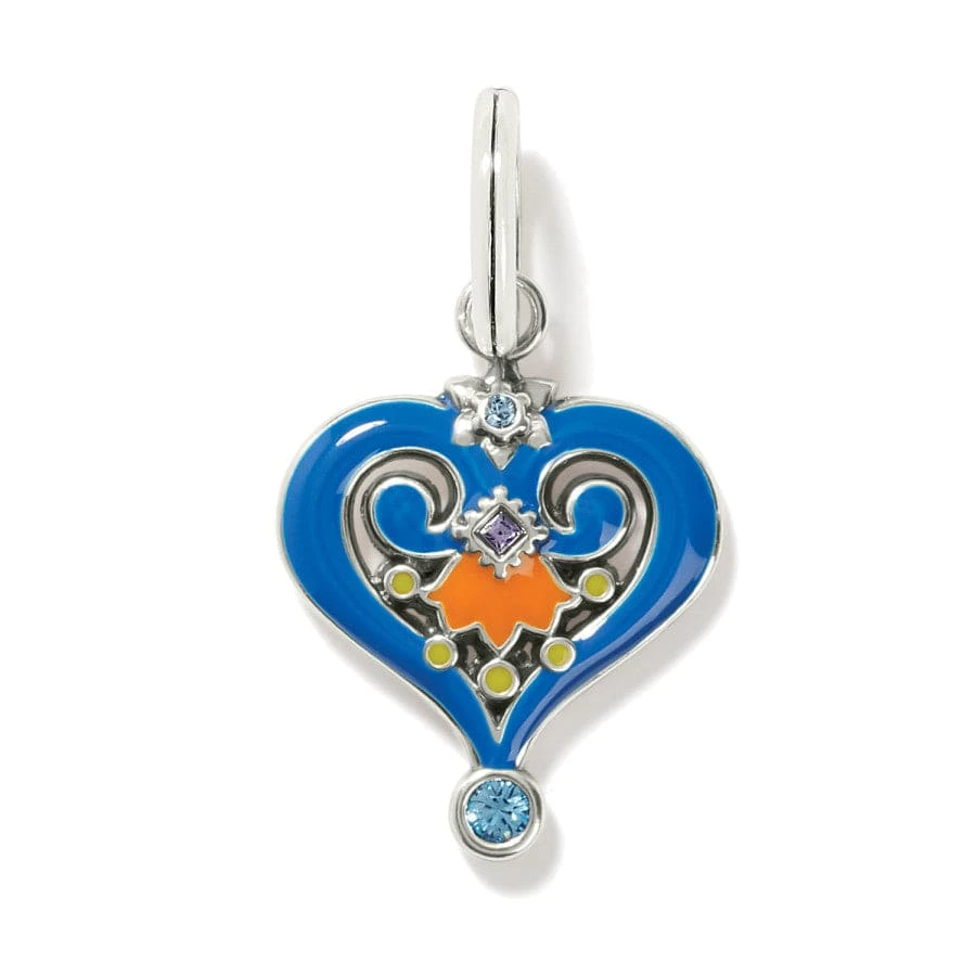 La Farfalla Heart Charm 3 La Farfalla Heart Charm