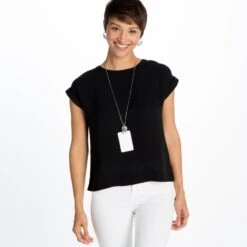 London Groove Badge Clip Necklace -Fashion Accessories Store london groove badge clip necklace silver 3 55949298 5c6d 495f 9df2 24079fea5b34