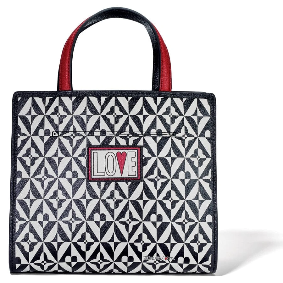 Look Of Love Square Small Tote 5 Look Of Love Square Small Tote - Image 3