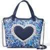 Love Bouquet Small Tote -Fashion Accessories Store love bouquet small tote midnight 0 163fe631 841b 423e bb68 3e64fcf5d32b