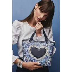 Love Bouquet Small Tote -Fashion Accessories Store love bouquet small tote midnight 3 31e082a3 4e53 423c bf4d d4790fea6b95