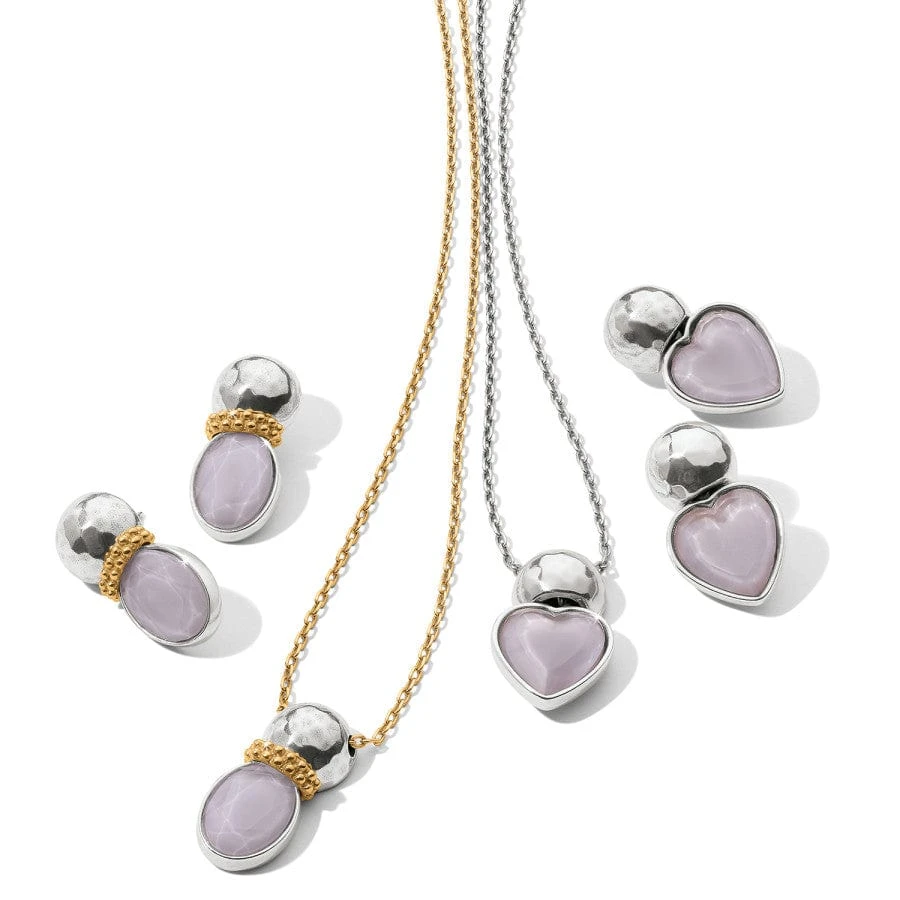 Loving Heart Post Drop Earrings 7 Loving Heart Post Drop Earrings - Image 5