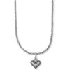 Luna Heart Charm Necklace -Fashion Accessories Store luna heart charm necklace silver 0 6091564f 2a85 480c 8e5d dc752d0911b8