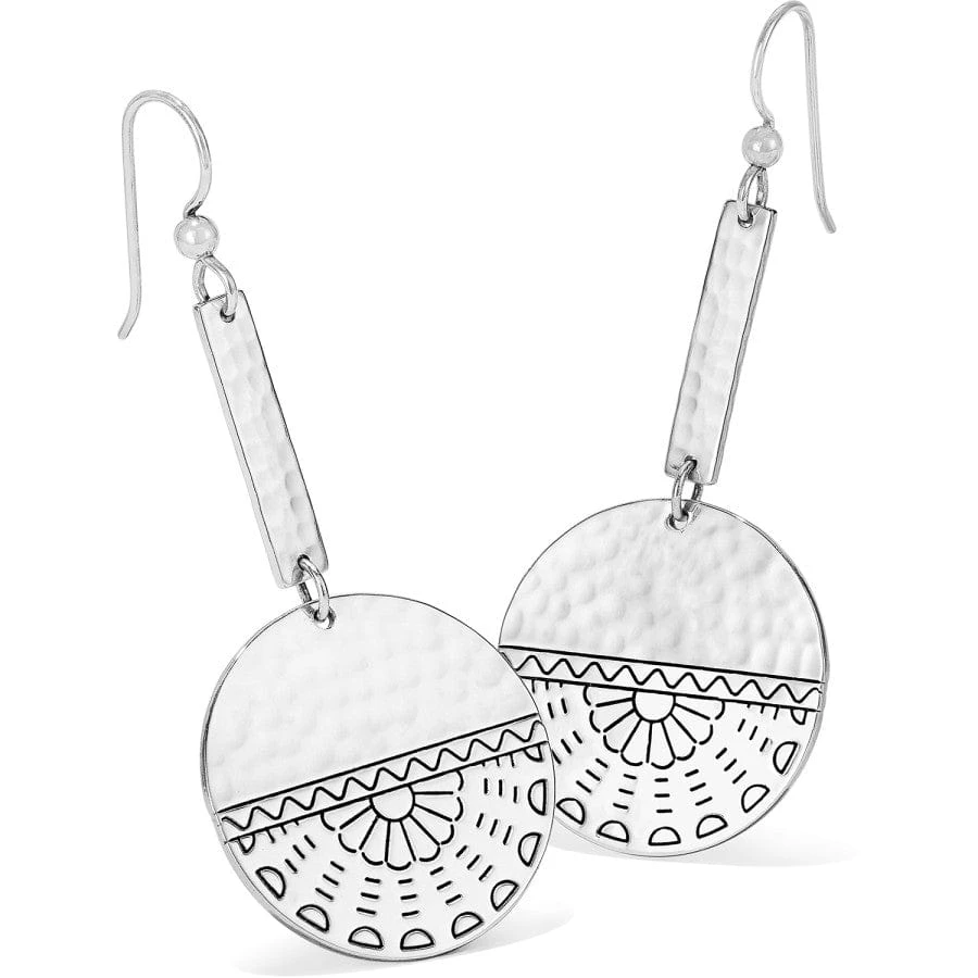 Marrakesh Mystique Disc French Wire Earrings 3 Marrakesh Mystique Disc French Wire Earrings