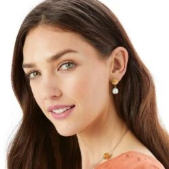 Mediterranean Pearl Post Drop Earrings 7 Mediterranean Pearl Post Drop Earrings -Fashion Accessories Store mediterranean pearl post drop earrings cream 2 4a2d20cd 6d8a 4f34 b3b6 2a3ad90f20f2