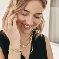 Meridian Geo Ring -Fashion Accessories Store meridian geo ring gold 3