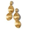 Meridian Lumens Flora Duo Post Drop Earrings -Fashion Accessories Store meridian lumens flora duo post drop earrings brushed gold 0