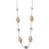 Meridian Prime Short Necklace -Fashion Accessories Store meridian prime short necklace silver gold 0