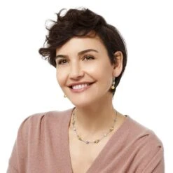 Meridian Prime Short Necklace 7 Meridian Prime Short Necklace -Fashion Accessories Store meridian prime short necklace silver gold 2