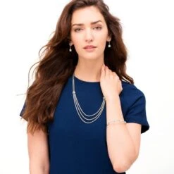 Meridian Tier Necklace 7 Meridian Tier Necklace -Fashion Accessories Store meridian tier necklace silver 2 022a4e72 5b68 49d8 808b a972a5f64e9a