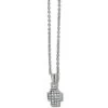 Meridian Zenith Cross Necklace -Fashion Accessories Store meridian zenith cross necklace silver 0