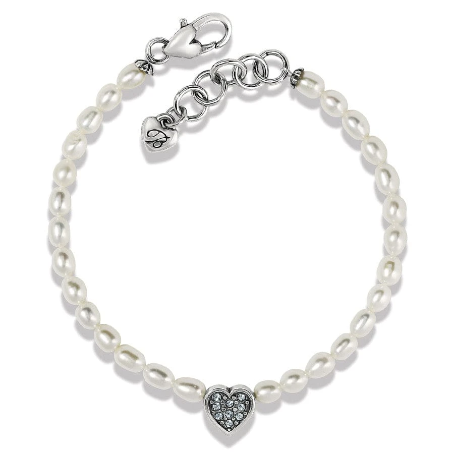 Meridian Zenith Heart Pearl Bracelet 3 Meridian Zenith Heart Pearl Bracelet