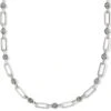 Mingle Links Necklace -Fashion Accessories Store mingle links necklace silver 0 0b0d0b23 7349 470b 93de caf1c098f657