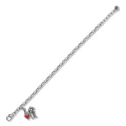 Mod Love Bracelet -Fashion Accessories Store mod love bracelet silver red 1