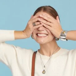 Monete Pendant Necklace -Fashion Accessories Store monete pendant necklace silver gold 4