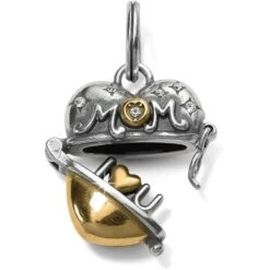Mother's Love Heart Charm -Fashion Accessories Store mother s love heart charm silver gold 1 c6baaeba e0da 499d 8fad ed0329d410e5