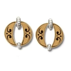 Mystic Moon Post Drop Earrings -Fashion Accessories Store mystic moon post drop earrings silver gold 1