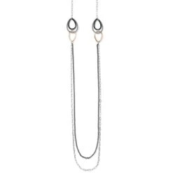 Neptune's Rings Night Long Necklace