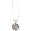 Neptune's Rings Woven Round Necklace -Fashion Accessories Store neptune s rings woven round necklace silver gold 0