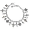 One Cross Charm Bracelet -Fashion Accessories Store one cross charm bracelet silver gold 0 ac79bfdd 5437 4f96 b29b 629cf74d112f