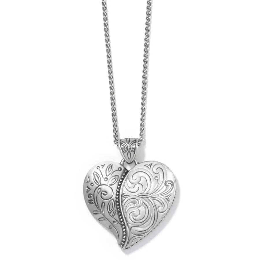 Ornate Heart Convertible Necklace 3 Ornate Heart Convertible Necklace