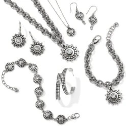 Pebble Dot Medali Chain Bracelet -Fashion Accessories Store pebble dot medali chain bracelet silver 2