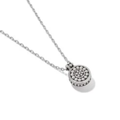 Pebble Dot Pearl Short Necklace -Fashion Accessories Store pebble dot pearl short necklace silver pearl 1