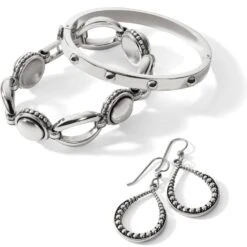 Pretty Tough Bold Stud Bracelet -Fashion Accessories Store pretty tough bold stud bracelet silver 1