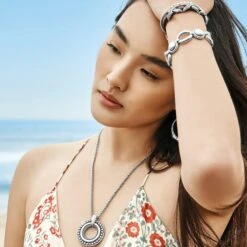 Pretty Tough Bold Stud Bracelet -Fashion Accessories Store pretty tough bold stud bracelet silver 2