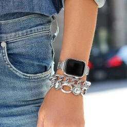 Pretty Tough Bold Stud Bracelet -Fashion Accessories Store pretty tough bold stud bracelet silver 3